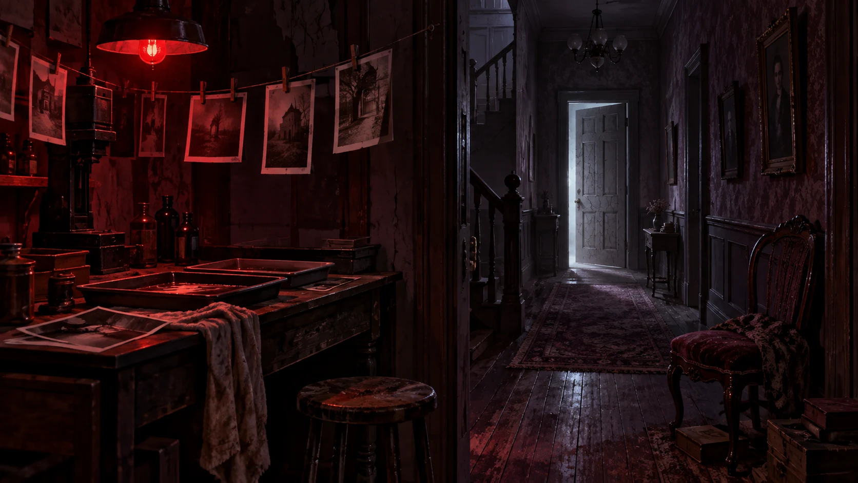 Illustration conceptuelle de Chambre Noir
